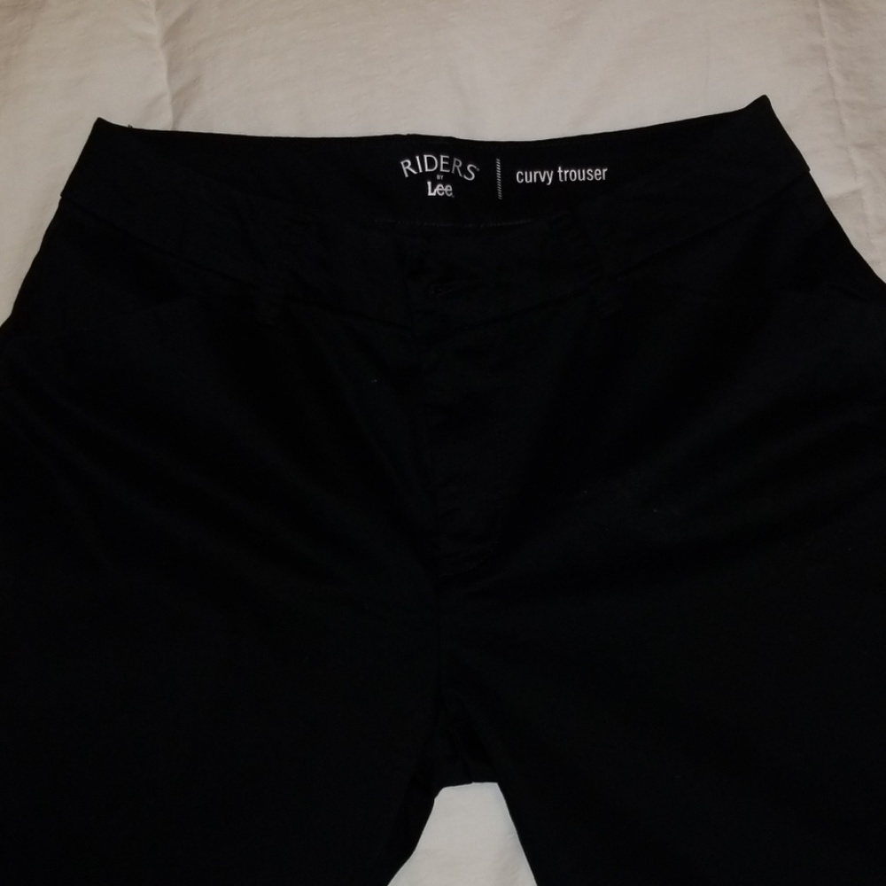 NWOT curvy black trouser